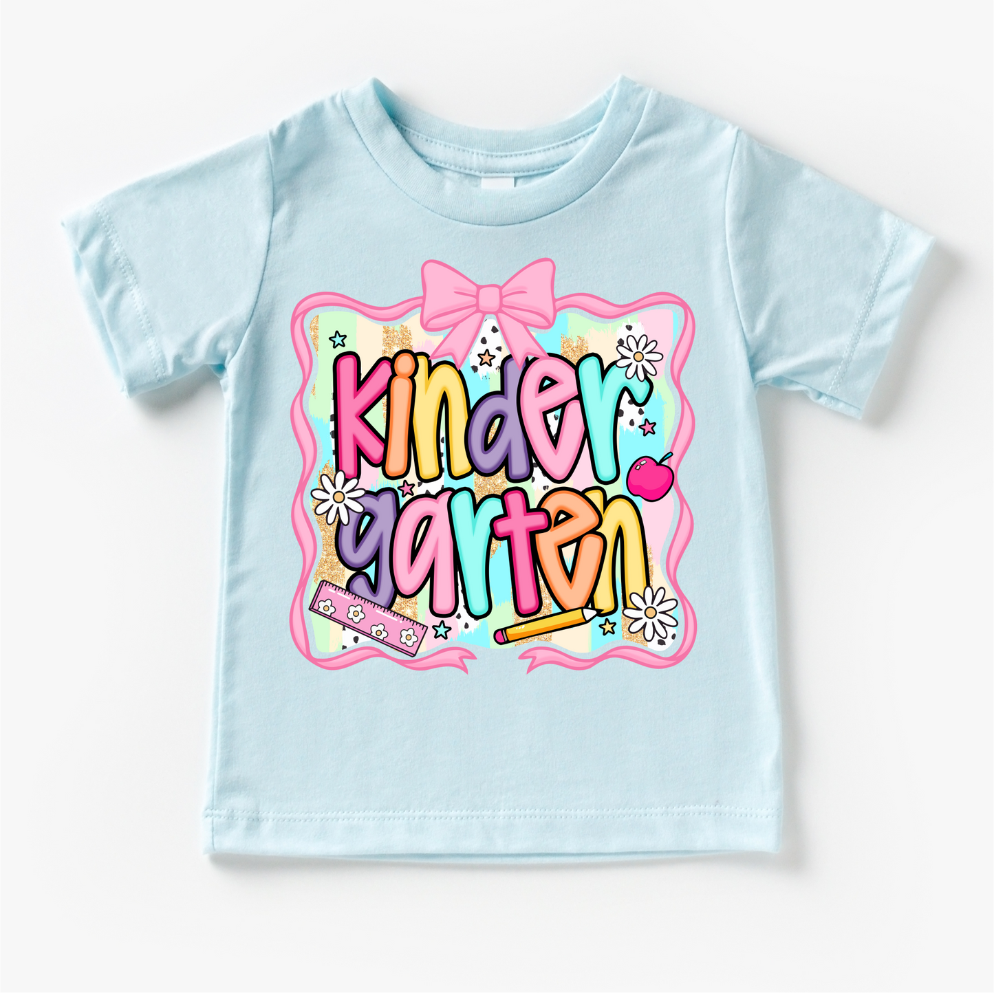 Girls Kindergarten School Shirt Back To School Tee Madi Moosh