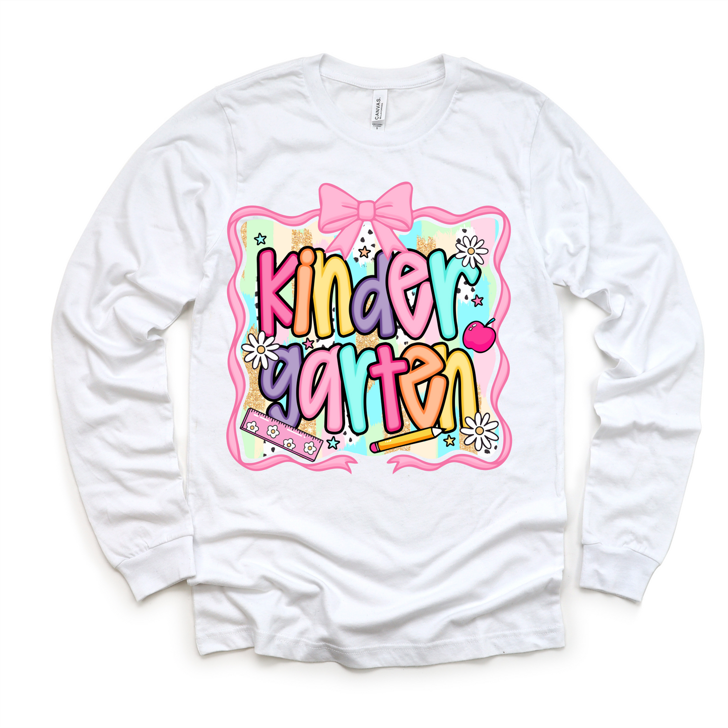Girls Kindergarten School Shirt Back To School Tee Madi Moosh