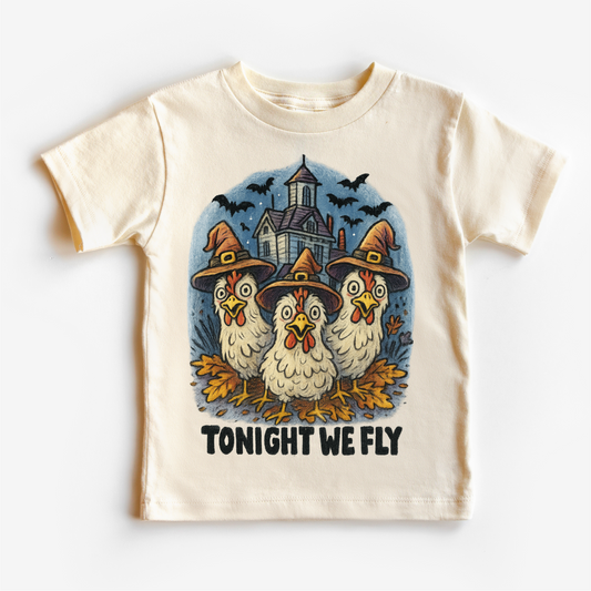 Tonight We Fly Chicken Witch Halloween Shirt - Halloween Tee