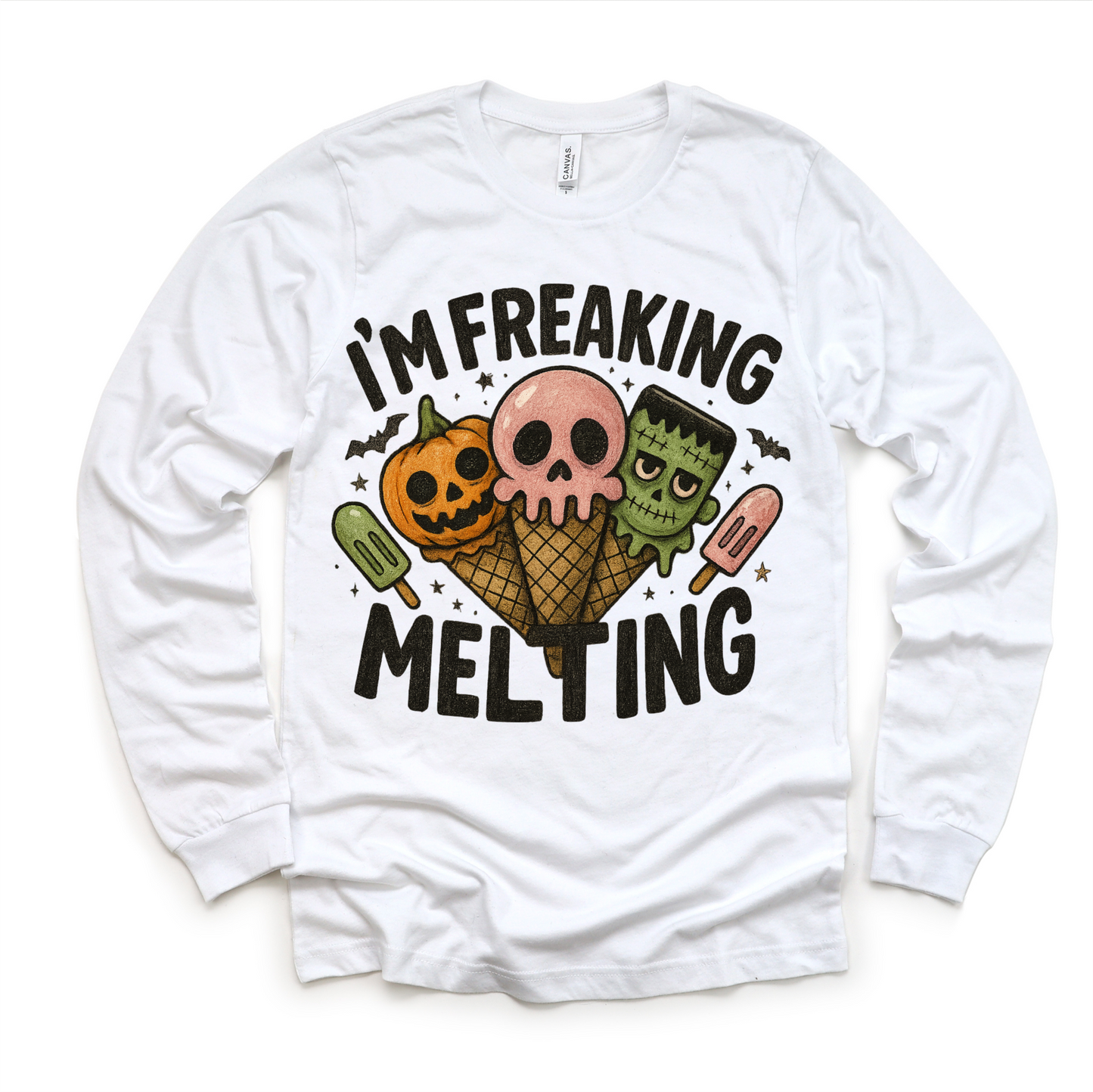 I'm Freaking Melting Ice-cream Halloween Shirt Halloween Tee