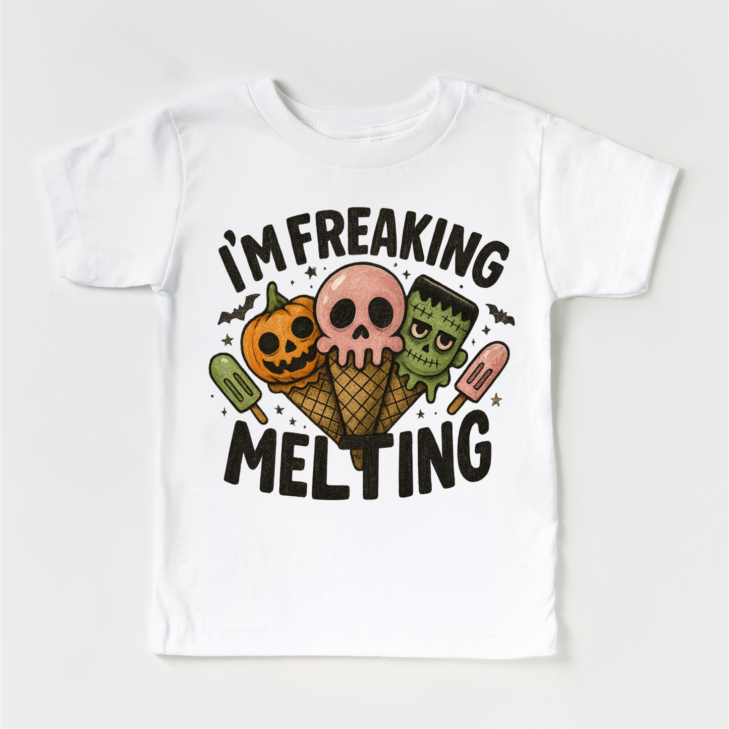 I'm Freaking Melting Ice-cream Halloween Shirt Halloween Tee