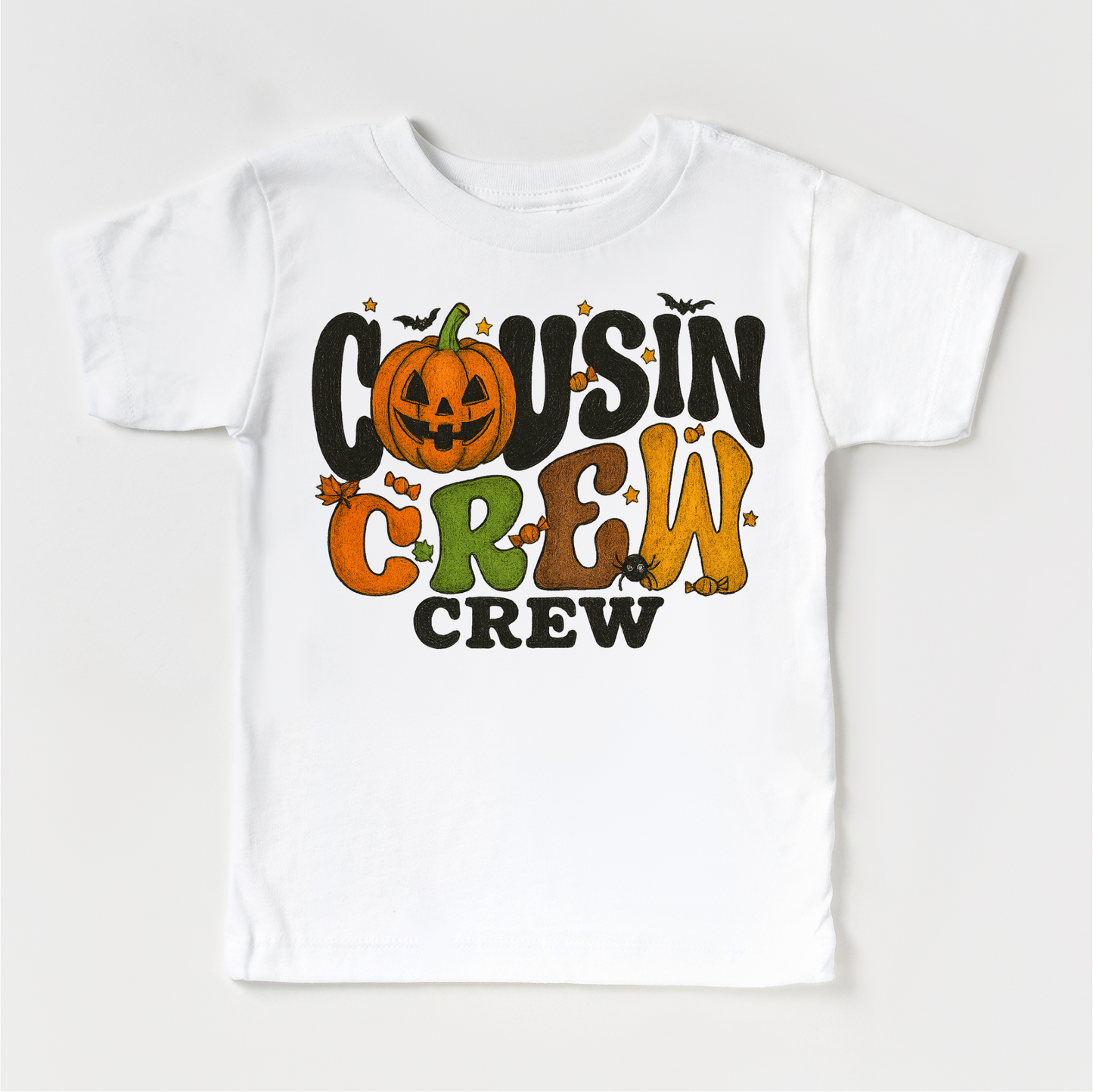 Retro Cousin Crew Halloween Shirt - Halloween Tee