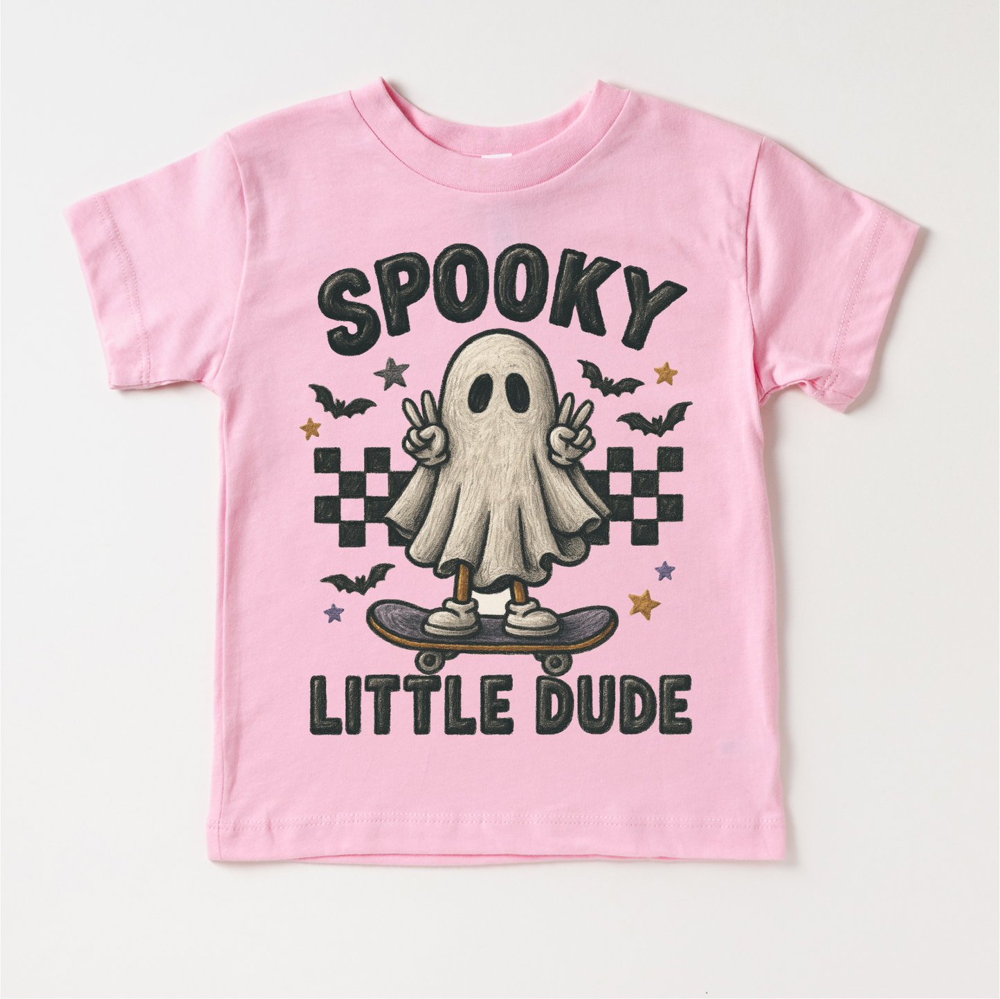 Spooky Little Dude Skater Halloween Shirt - Halloween Tee - MU92