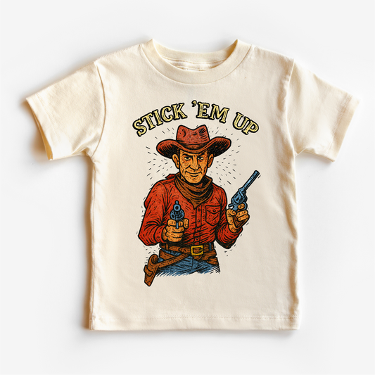 Stick Em' Up Country Western Gun Slinger Shirt - Western Tee - MU95