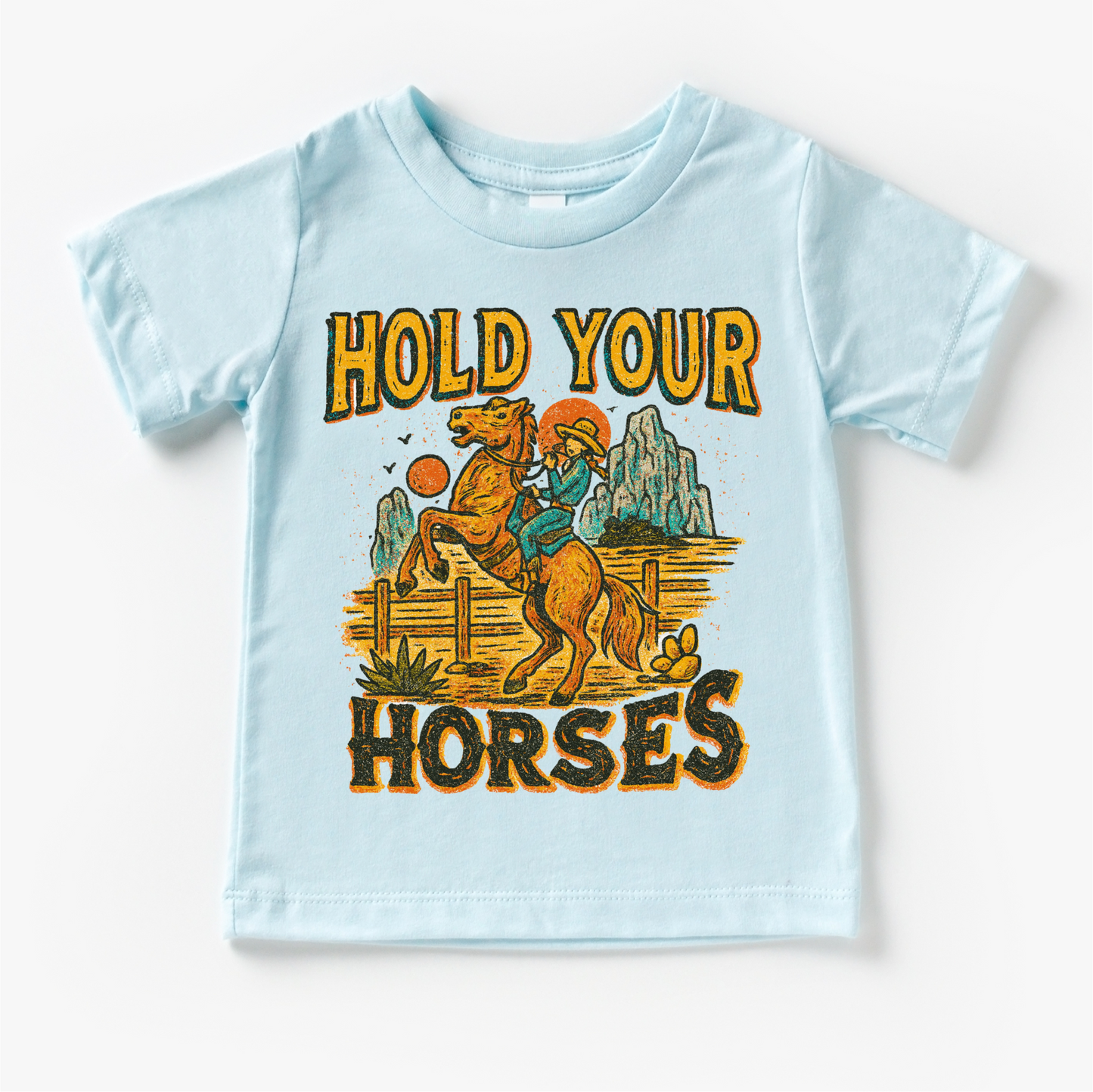 Hold Your Horses Country Western Shirt Western Tee MU96