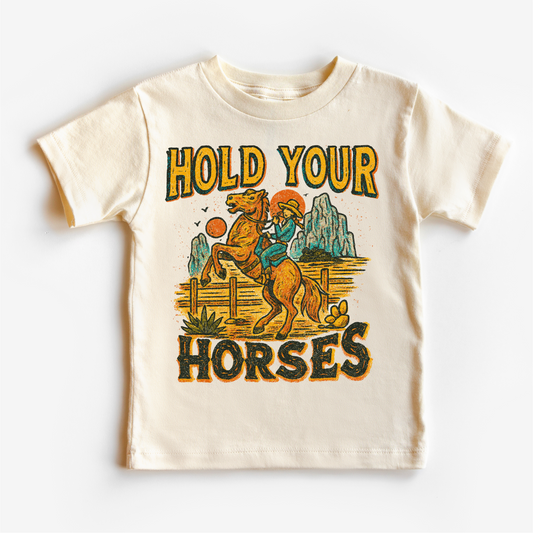 Hold Your Horses Country Western Shirt Western Tee MU96