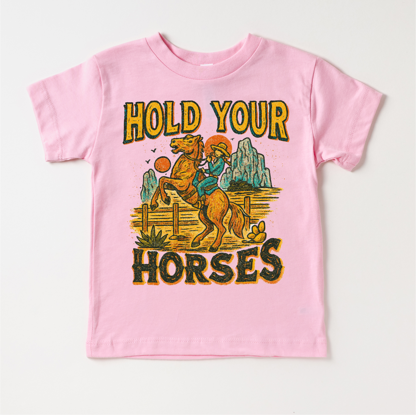 Hold Your Horses Country Western Shirt Western Tee MU96