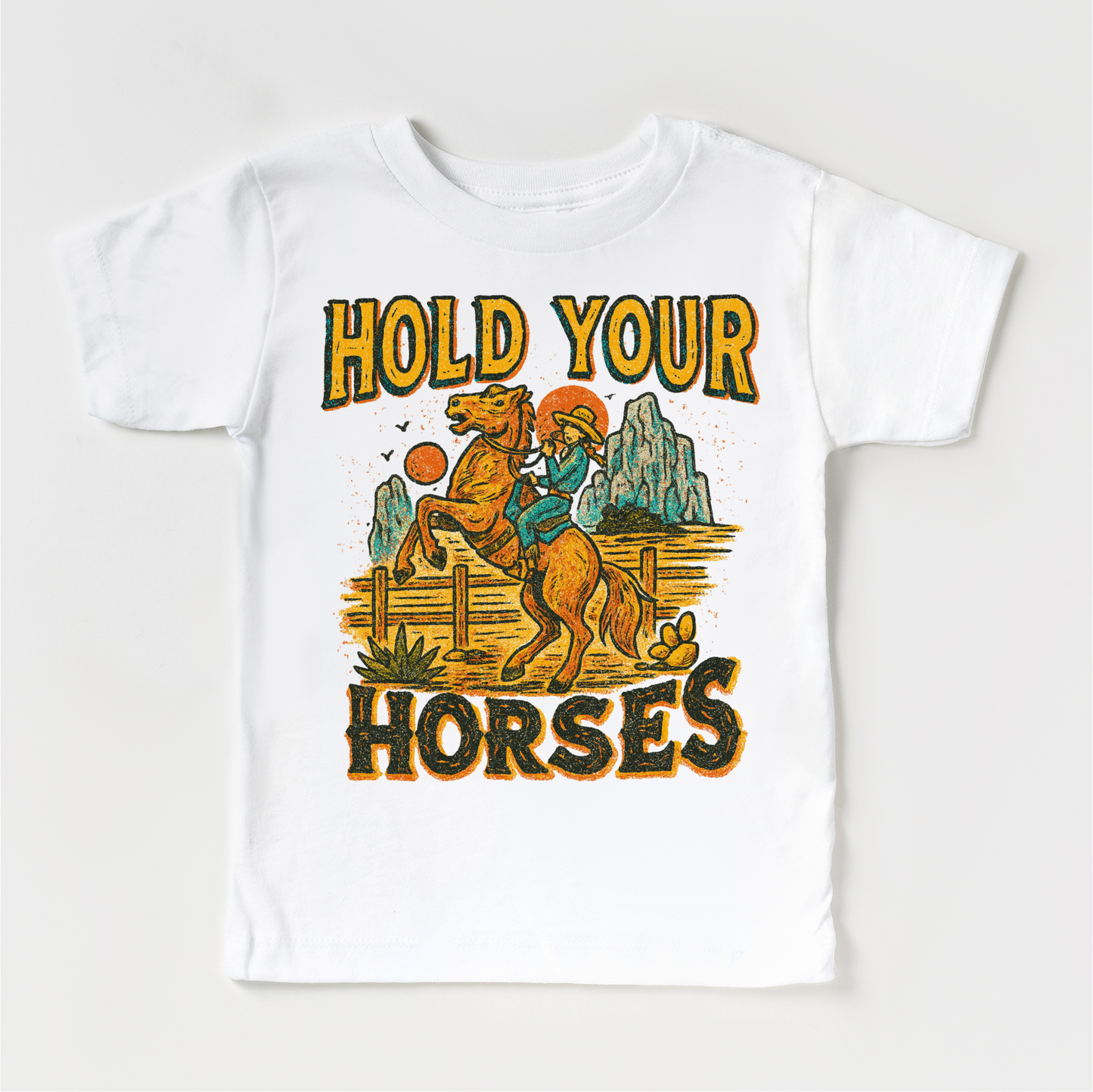 Hold Your Horses Country Western Shirt Western Tee MU96