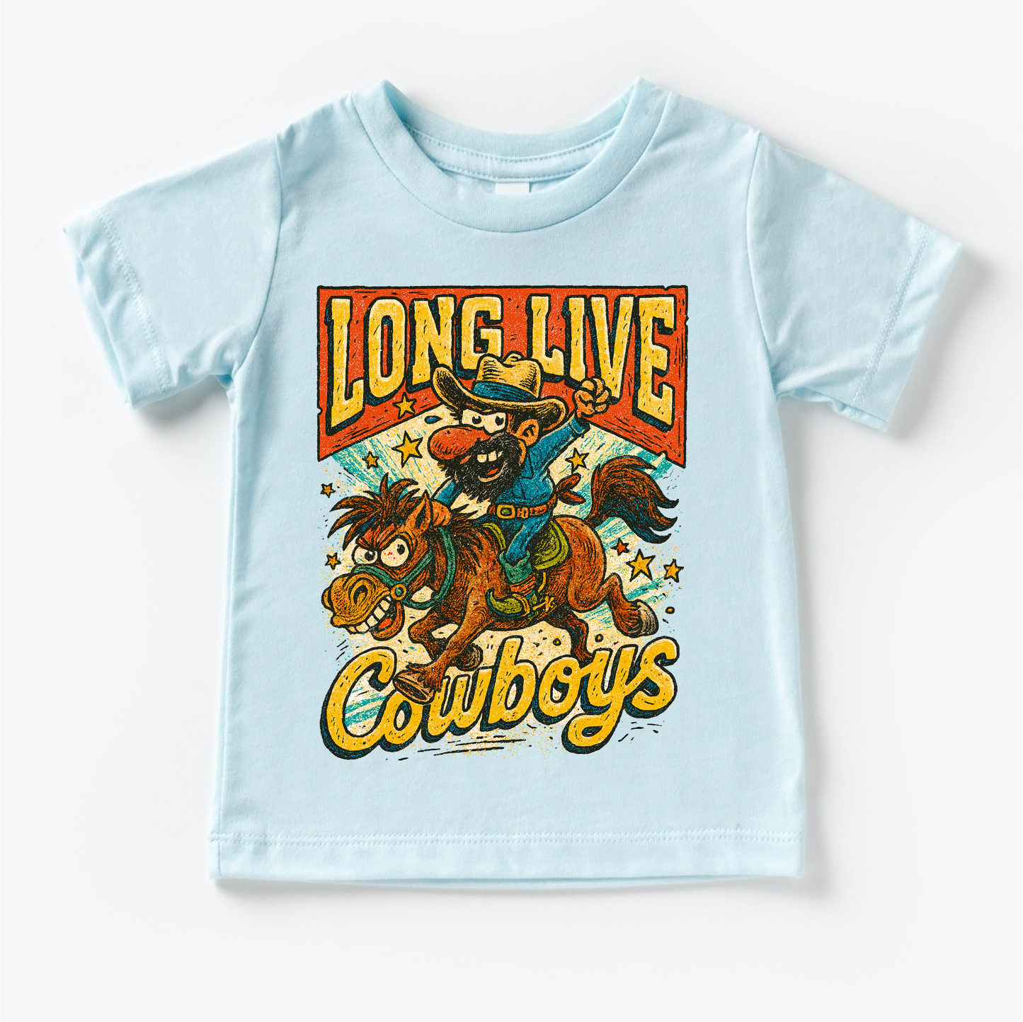 Long Live Cowboys Rodeo Country Western Shirt - Western Tee - MU98