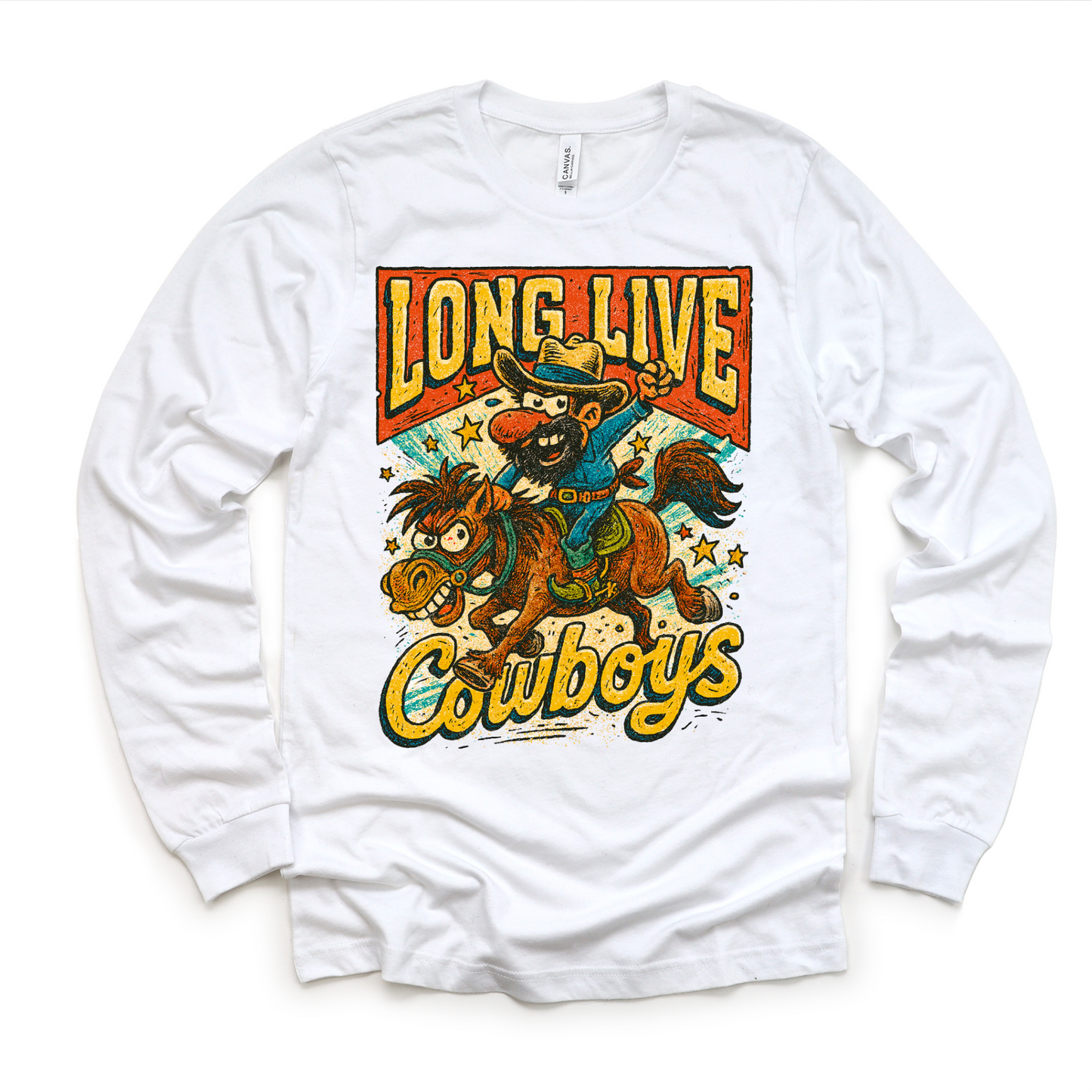 Long Live Cowboys Rodeo Country Western Shirt - Western Tee - MU98