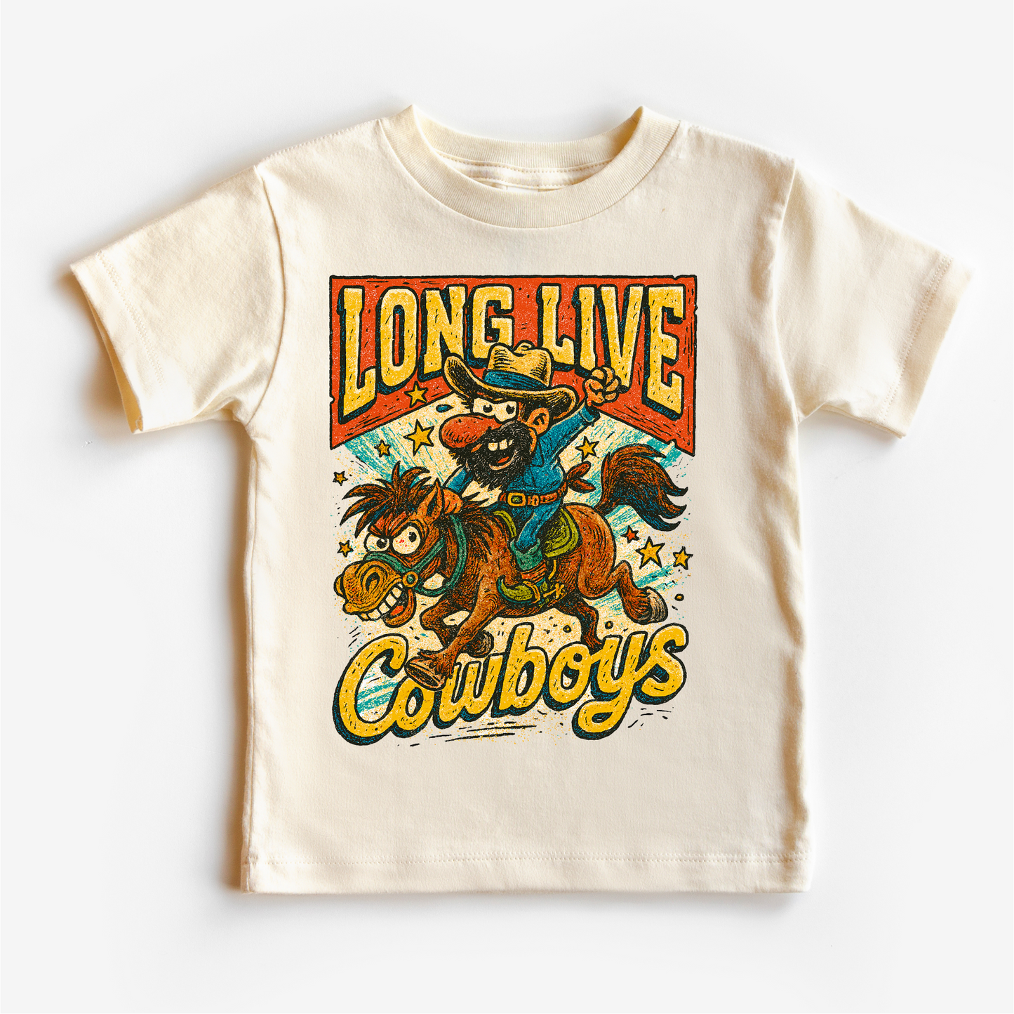 Long Live Cowboys Rodeo Country Western Shirt - Western Tee - MU98