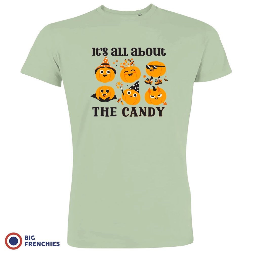 Halloween Men's Organic Cotton Tee It's All About The Candy