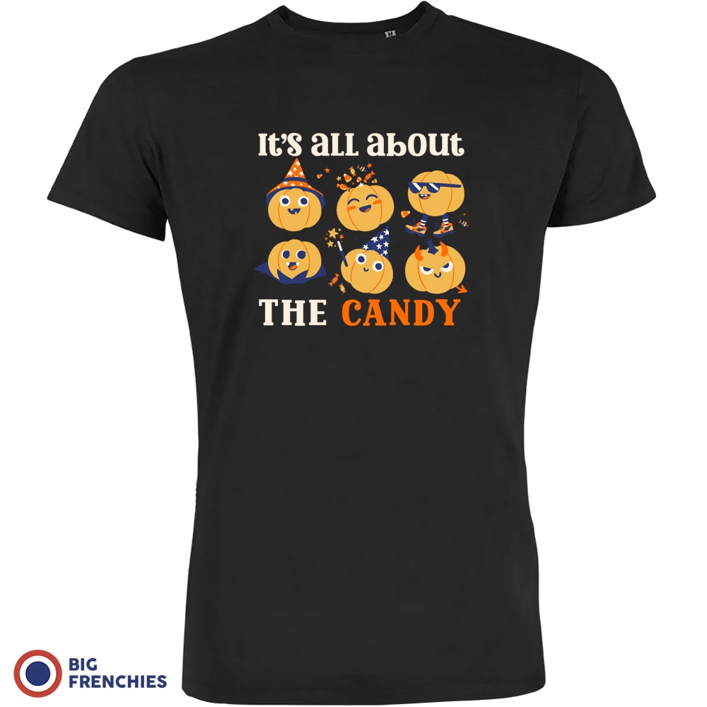 Halloween Men's Organic Cotton Tee It's All About The Candy