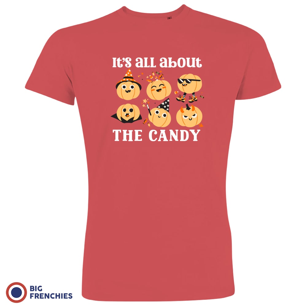 Halloween Men's Organic Cotton Tee It's All About The Candy