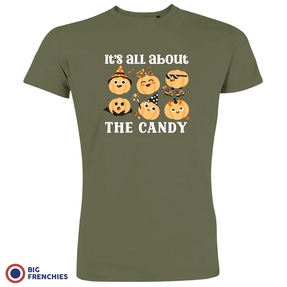 Halloween Men's Organic Cotton Tee It's All About The Candy