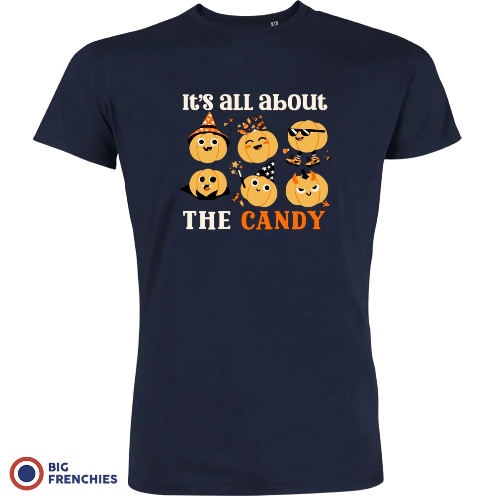 Halloween Men's Organic Cotton Tee It's All About The Candy