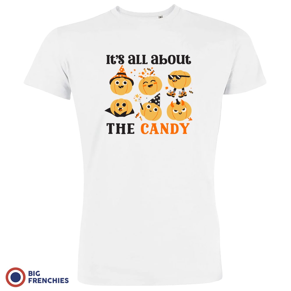 Halloween Men's Organic Cotton Tee It's All About The Candy