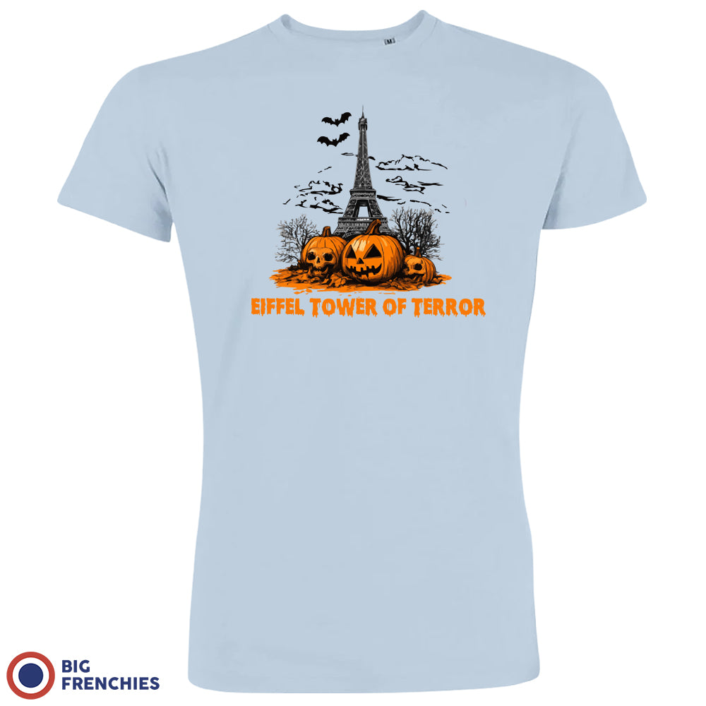 Eiffel Tower Of Terror Halloween Organic Cotton Men's Tee