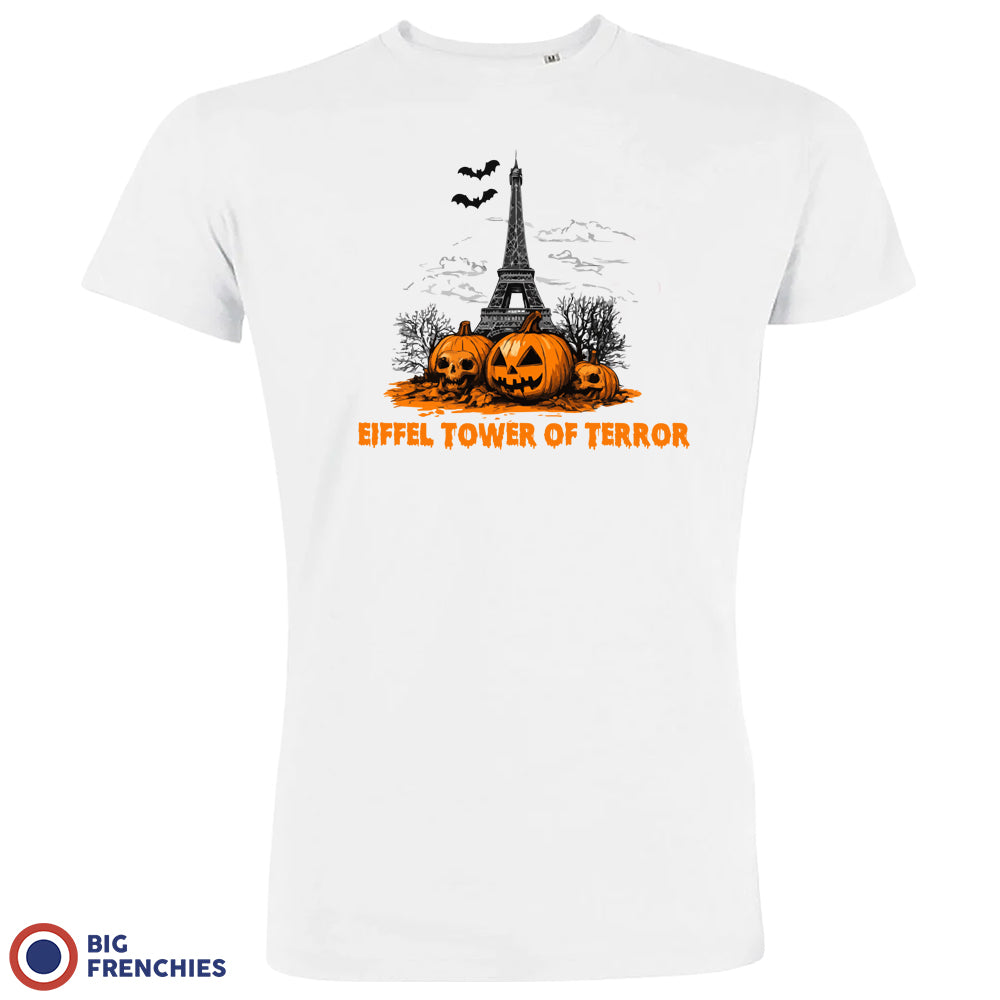 Eiffel Tower Of Terror Halloween Organic Cotton Men's Tee