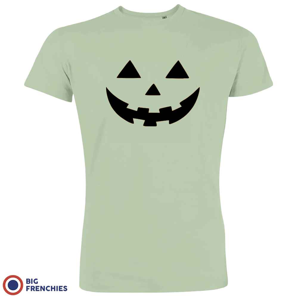 Halloween Pumpkin Organic Cotton Men's Tee BIG FRENCHIES