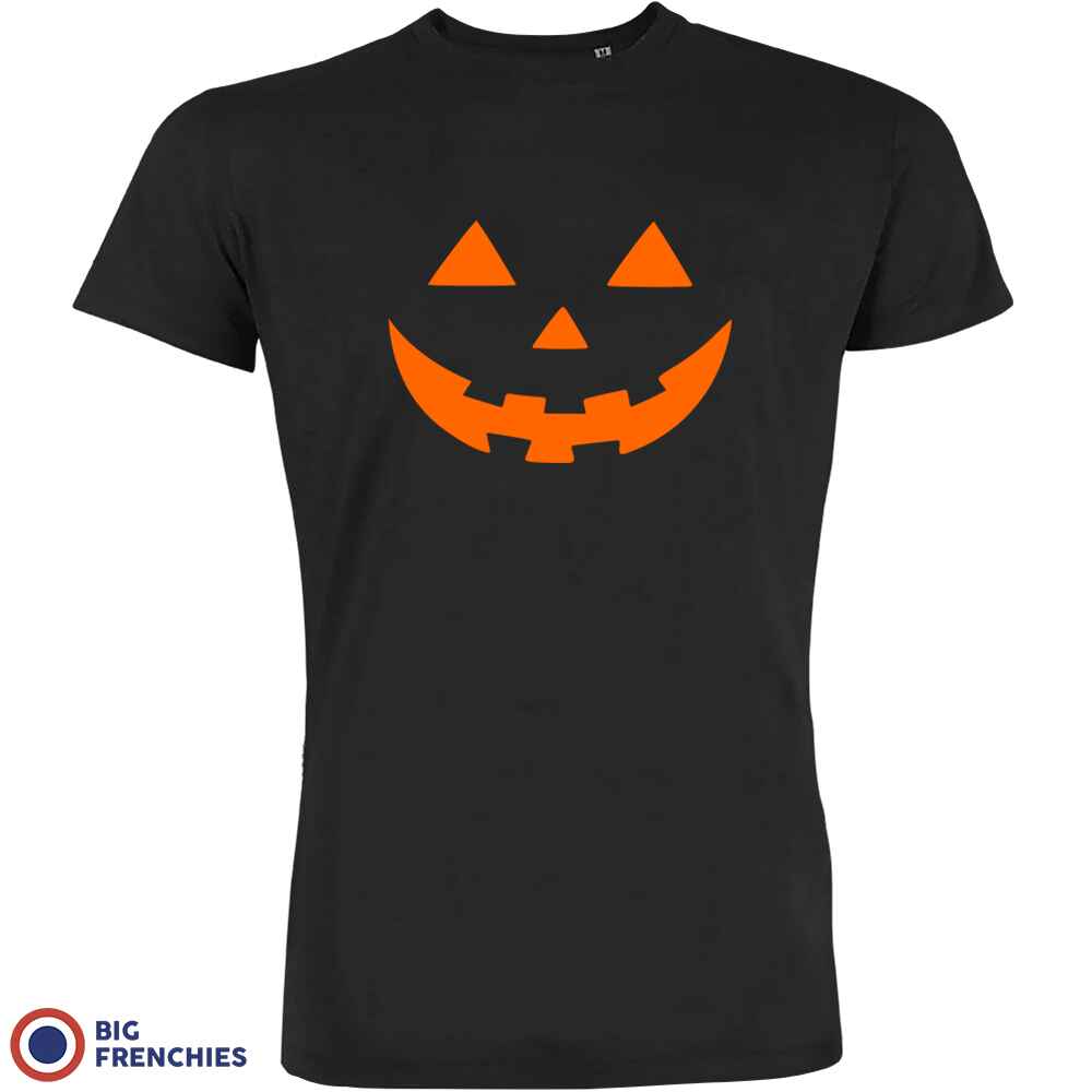 Halloween Pumpkin Organic Cotton Men's Tee BIG FRENCHIES
