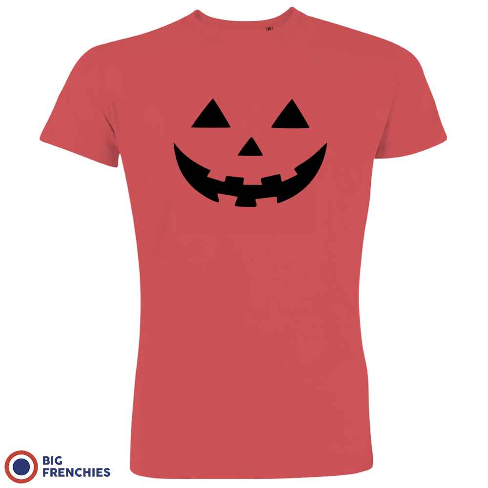 Halloween Pumpkin Organic Cotton Men's Tee BIG FRENCHIES