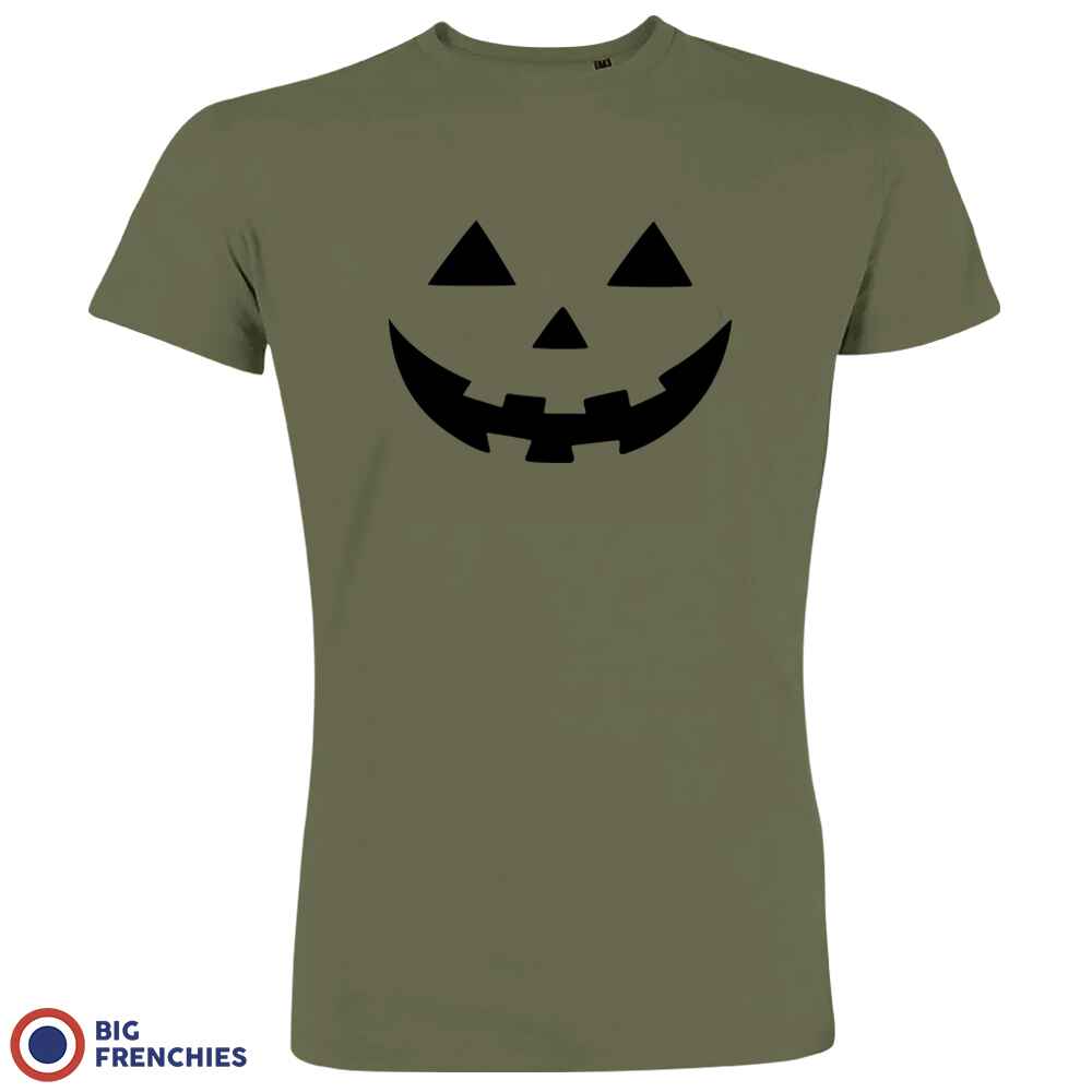 Halloween Pumpkin Organic Cotton Men's Tee BIG FRENCHIES