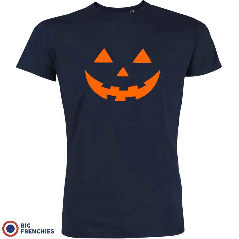 Halloween Pumpkin Organic Cotton Men's Tee BIG FRENCHIES