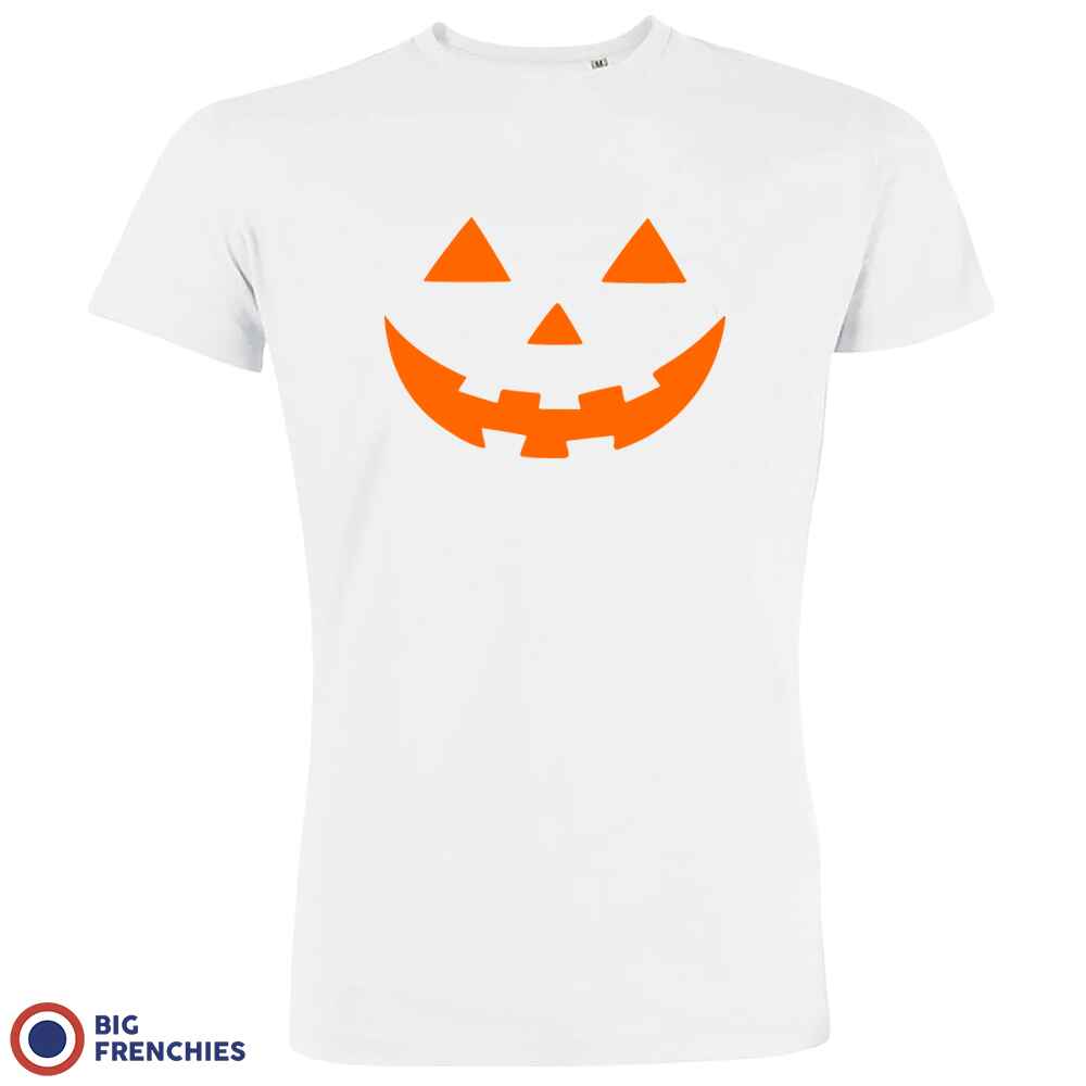Halloween Pumpkin Organic Cotton Men's Tee BIG FRENCHIES