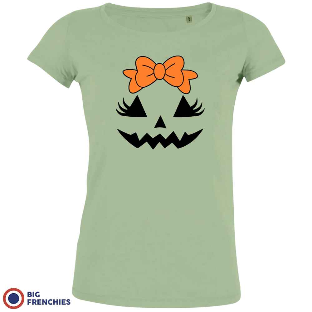 Halloween Pumpkin Organic Cotton Women's Tee BIG FRENCHIES