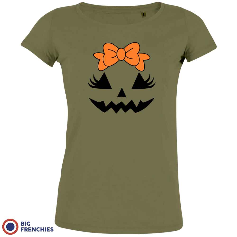 Halloween Pumpkin Organic Cotton Women's Tee BIG FRENCHIES
