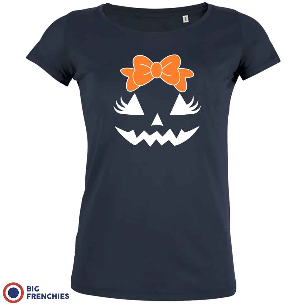 Halloween Pumpkin Organic Cotton Women's Tee BIG FRENCHIES