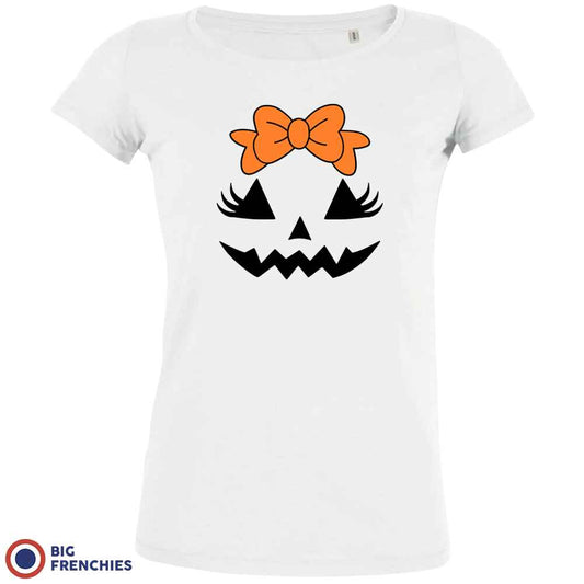 Halloween Pumpkin Organic Cotton Women's Tee BIG FRENCHIES