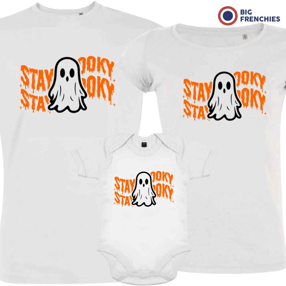 Stay Spooky Halloween Matching Organic Cotton Family Set (Set of 3)