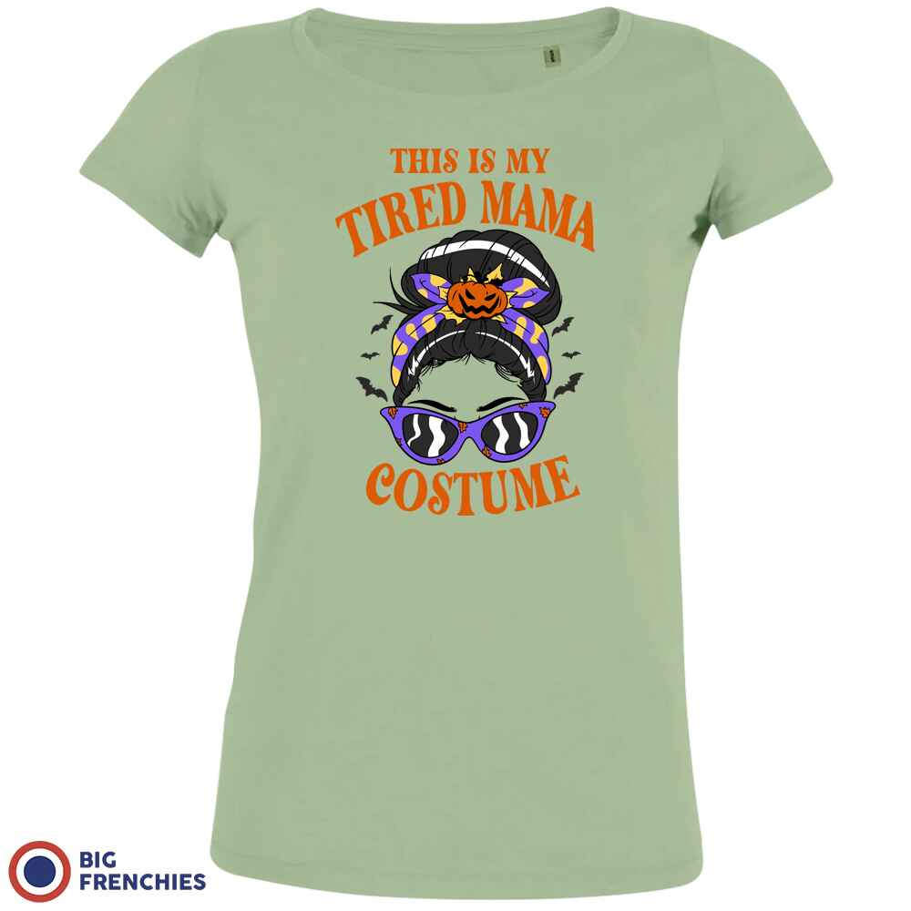 Tired Mama Organic Cotton Tee Halloween Women's Costume