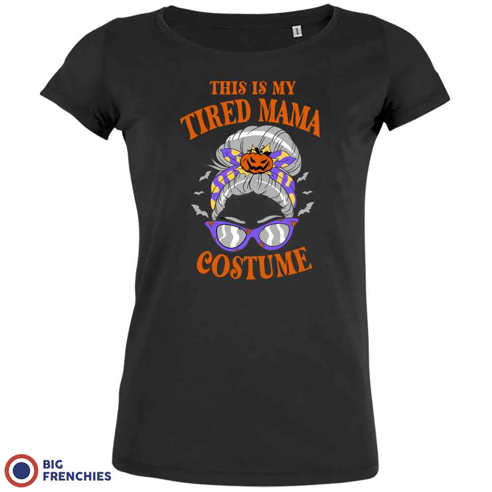 Tired Mama Organic Cotton Tee Halloween Women's Costume