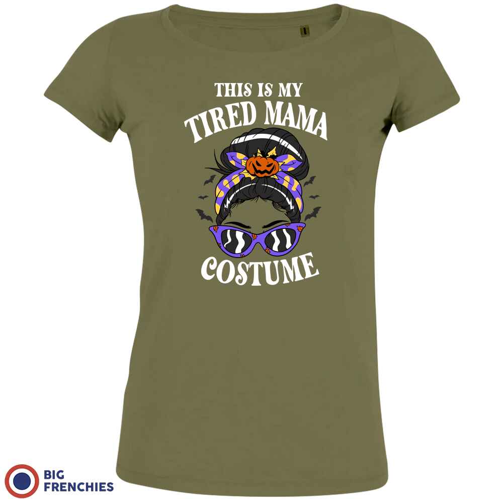 Tired Mama Organic Cotton Tee Halloween Women's Costume