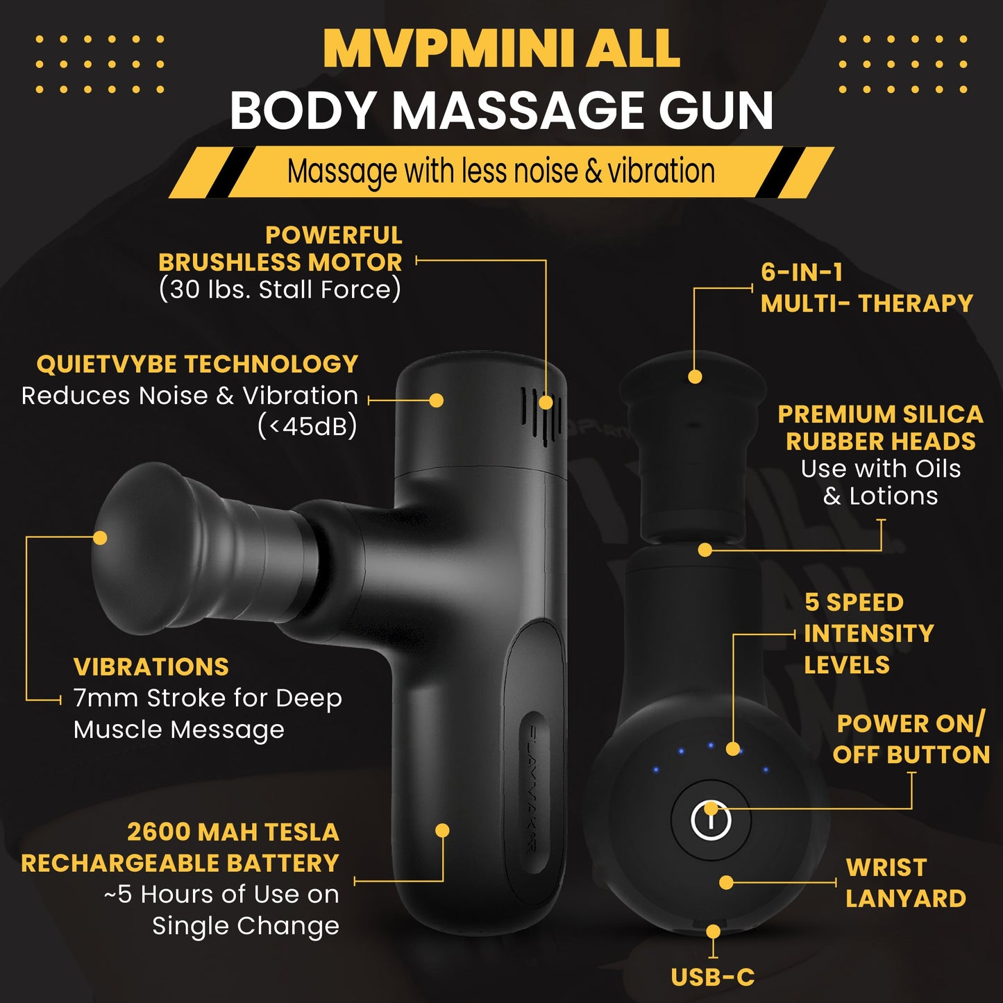 Percussion Massage System Compact MVPmini iReliev
