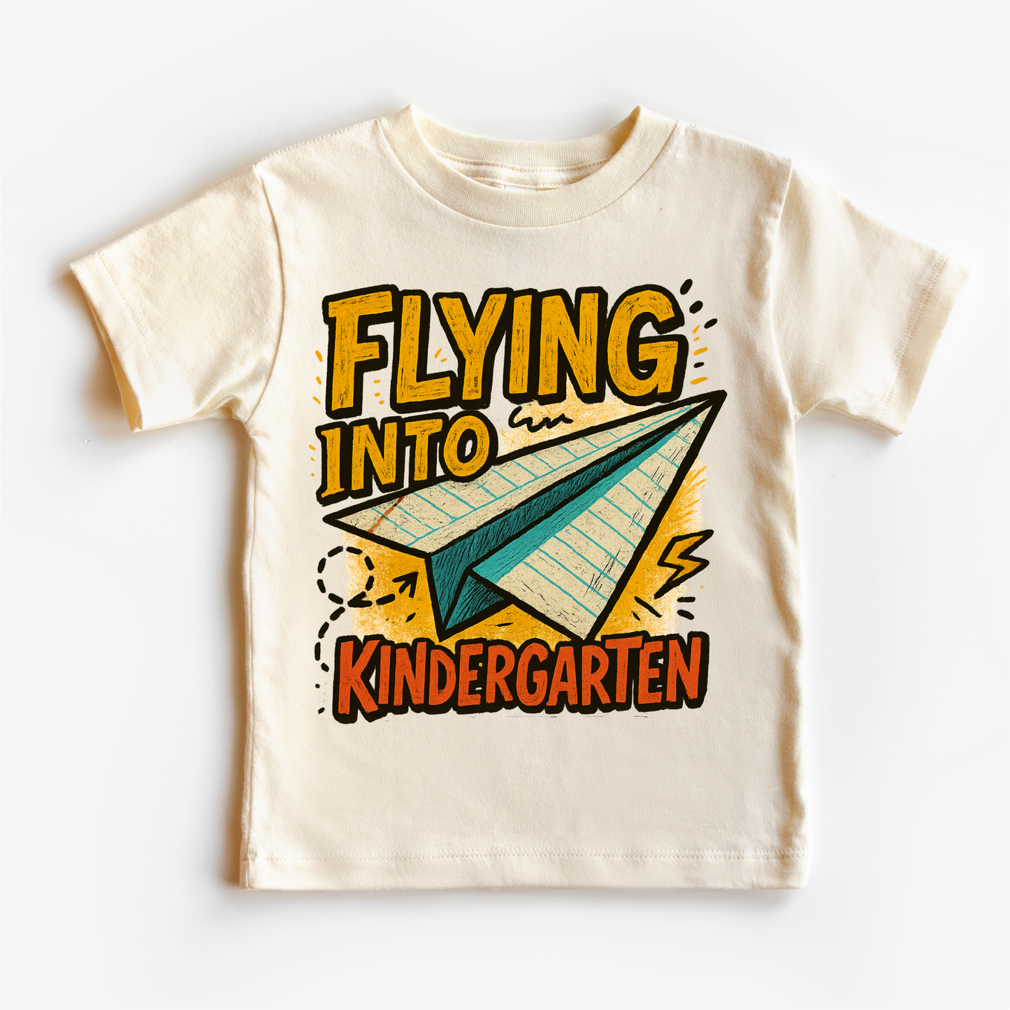 Flying Into Kindergarten Back To School Shirt First Day Of School Tee