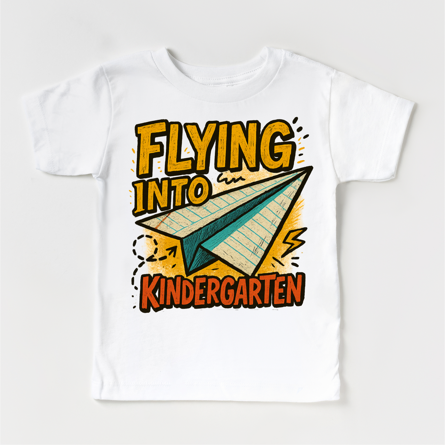 Flying Into Kindergarten Back To School Shirt First Day Of School Tee