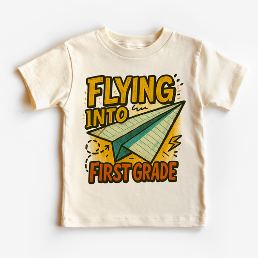 Flying Into First Grade Soft Back To School Shirt Madi Moosh