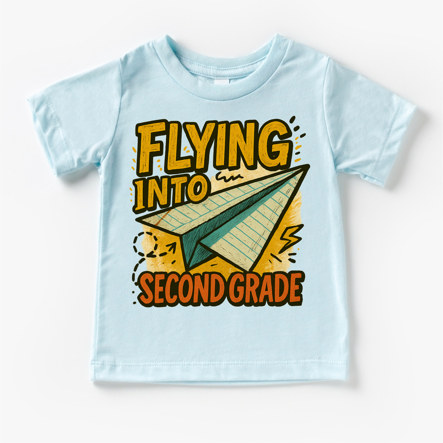 Flying Into Second Grade Back To School Shirt First Day Of School Tee Madi Moosh