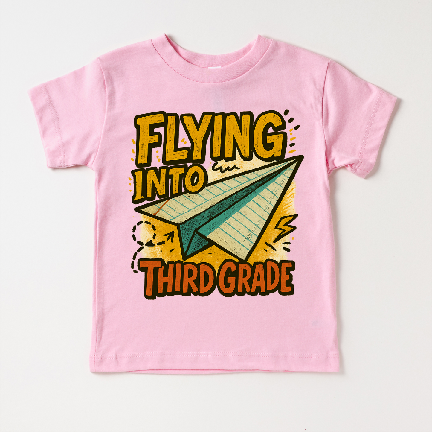 Flying Into Third Grade Back To School Shirt First Day Of School Tee Madi Moosh