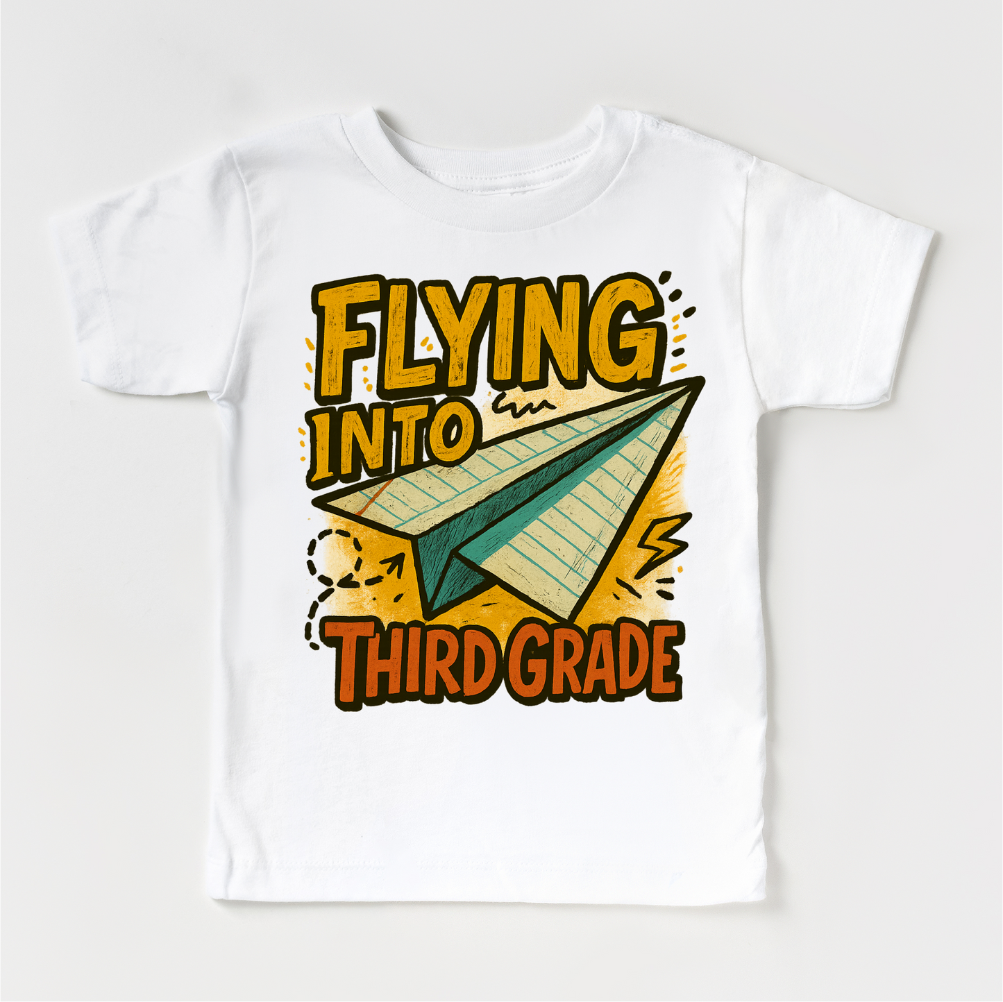 Flying Into Third Grade Back To School Shirt First Day Of School Tee Madi Moosh