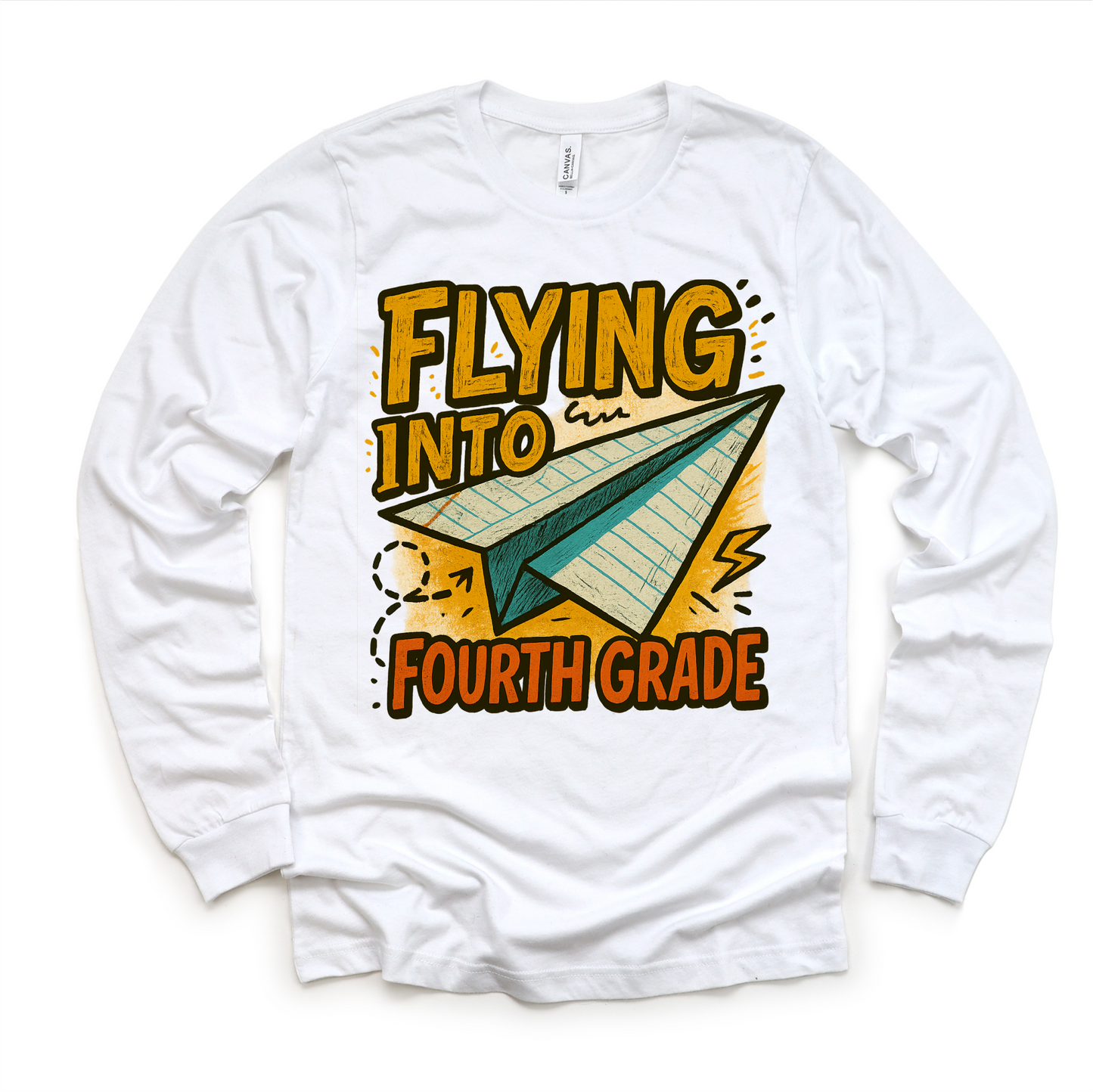 Flying Into Fourth Grade Back To School Shirt First Day Of School Tee Madi Moosh