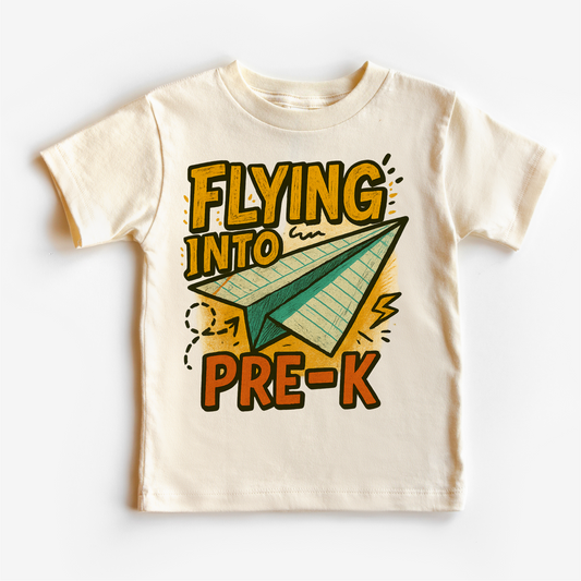 Flying Into Pre-K Back To School Shirt First Day Of School Tee Madi Moosh