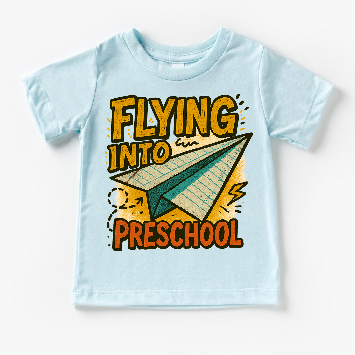 Flying Into Preschool Back To School Shirt First Day Of School Tee Madi Moosh