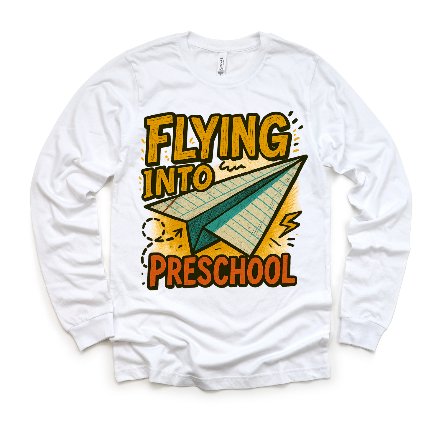 Flying Into Preschool Back To School Shirt First Day Of School Tee Madi Moosh