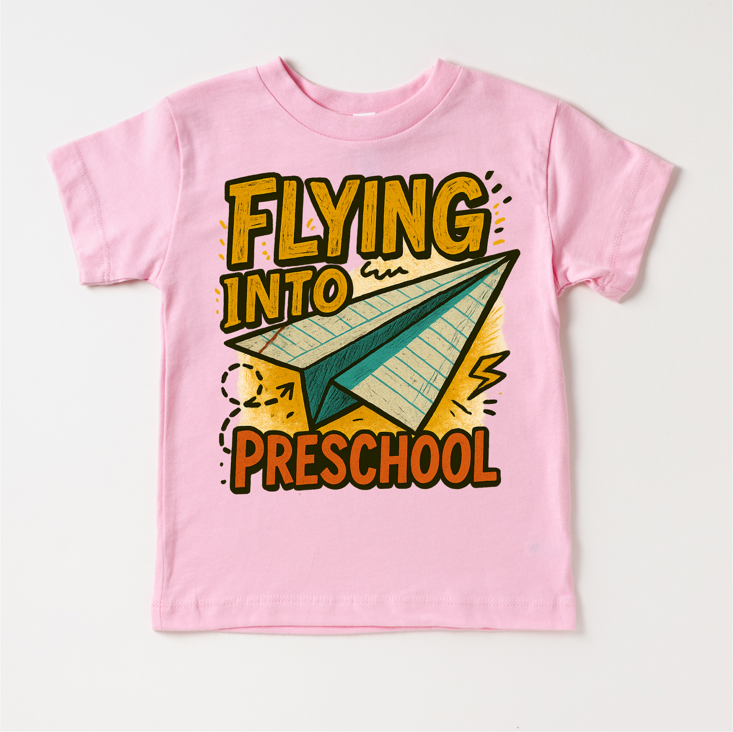 Flying Into Preschool Back To School Shirt First Day Of School Tee Madi Moosh