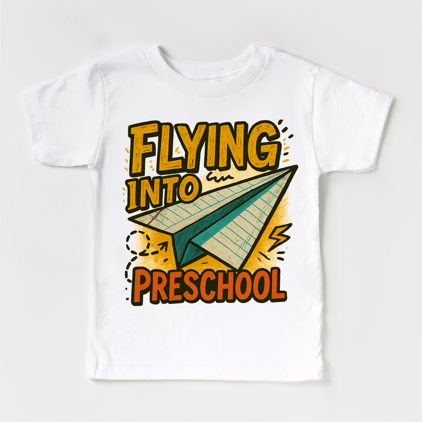 Flying Into Preschool Back To School Shirt First Day Of School Tee Madi Moosh